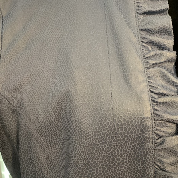 Chico’s lined polyester snake print violet jacket - Picture 2 of 4